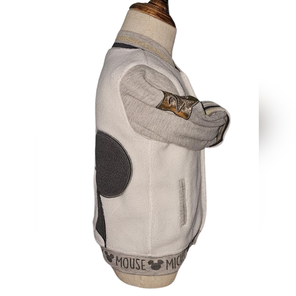 Disney Baby Mickey Mouse Bomber Jacket Sherpa Varsity Sz 12-18M - Picture 4 of 12